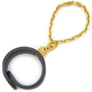 Hermes Glove Holder Nomade Vorsift GP Black Gold Hardware Black